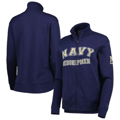 Under Armour Navy Navy Midshipmen All Day Full-zip Jacket