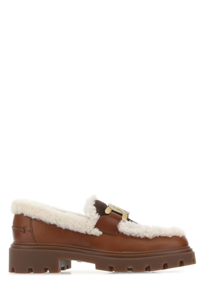 Tod's Mocassini-36 Nd  Female In Brown