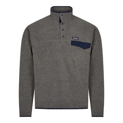 Patagonia Synch Snap Fleece In Grey