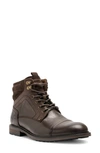 Rodd & Gunn Men's Dunedin Leather Lace-up Military Boots In Chocolate Wash