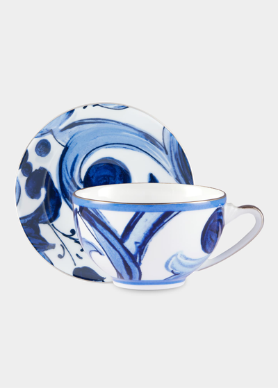 Dolce & Gabbana Casa Blu Mediterraneo Tea Cup And Saucer Set