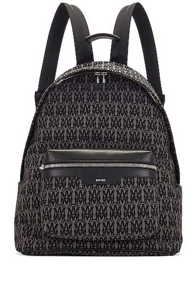 Amiri Ma Jacquard Backpack In Black