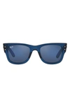 Ray Ban Mega Wayfarer 51mm Sunglasses In Grey Mirror