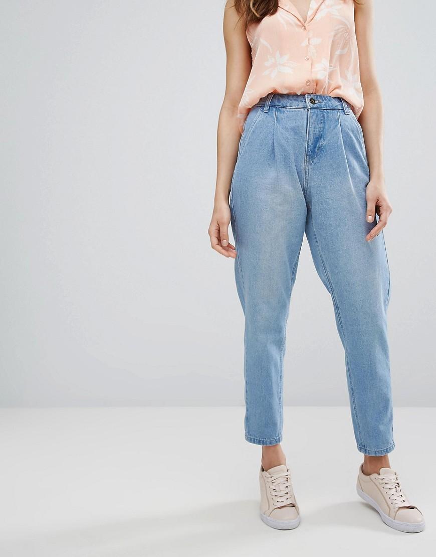 realistisk Selskabelig Kritisk Vero Moda Relaxed Fit Mom Jeans - Blue | ModeSens