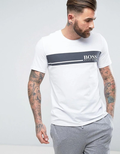 Hugo Boss By  T-shirt In Regular Fit - White
