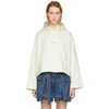 Acne Studios White Joghy Hoodie In Ice White