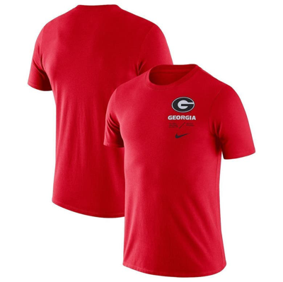 Nike Red Georgia Bulldogs Team Practice Performance T-shirt
