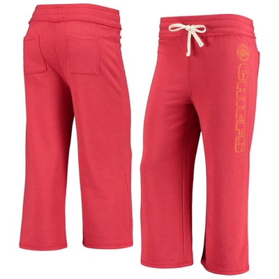 Junk Food Red Kansas City Chiefs Cropped Pants