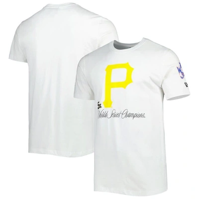 New Era White Pittsburgh Pirates Historical Championship T-shirt