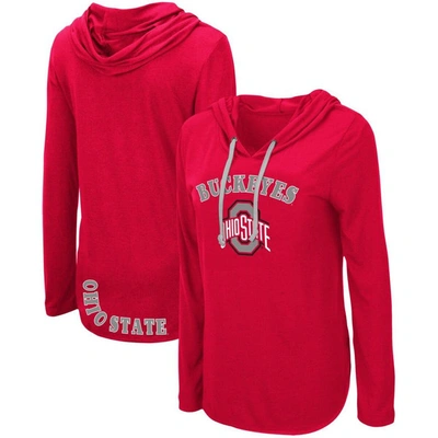 Colosseum Scarlet Ohio State Buckeyes My Lover Hoodie Long Sleeve T-shirt