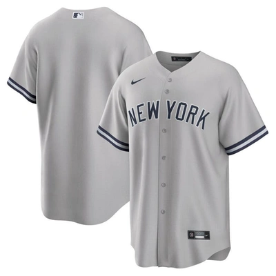 Nike Gray New York Yankees Road Replica Team Jersey