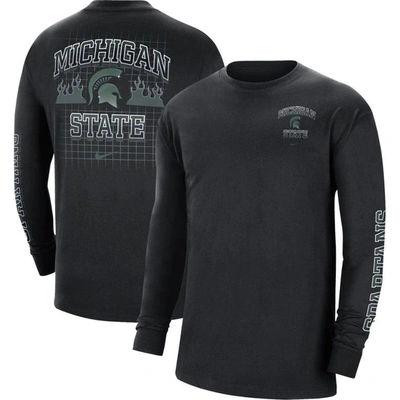 Nike Black Michigan State Spartans Tour Max 90 Long Sleeve T-shirt