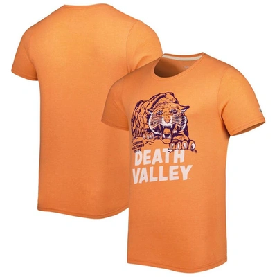 Homefield Heathered Orange Clemson Tigers Death Valley Vintage T-shirt In Heather Orange