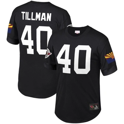 Mitchell & Ness Men's  Pat Tillman Black Arizona Cardinals Retired Player Name And Number Mesh Top