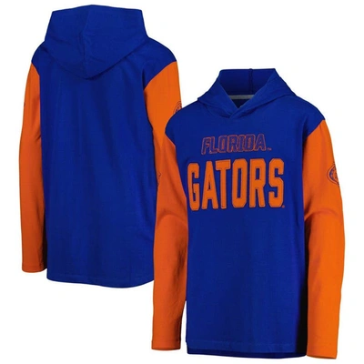 Outerstuff Kids' Youth Royal Florida Gators Heritage Hoodie Long Sleeve T-shirt