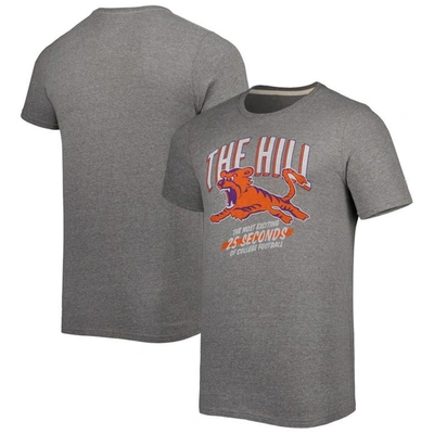 Homefield Heather Gray Clemson Tigers Vintage Running Down The Hill T-shirt