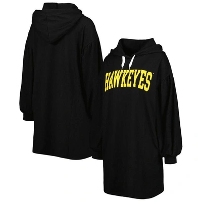 Gameday Couture Black Iowa Hawkeyes Game Winner Vintage Wash Tri-blend Dress