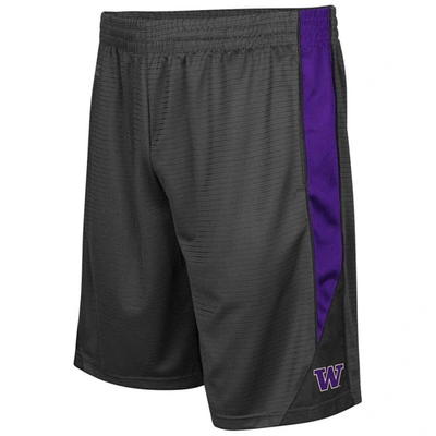 Colosseum Charcoal Washington Huskies Turnover Shorts