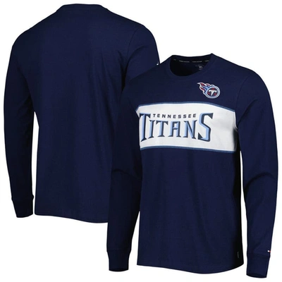 Tommy Hilfiger Navy Tennessee Titans Peter Team Long Sleeve T-shirt