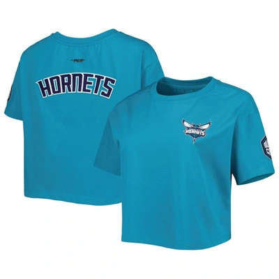 Pro Standard Teal Charlotte Hornets Classics Boxy T-shirt