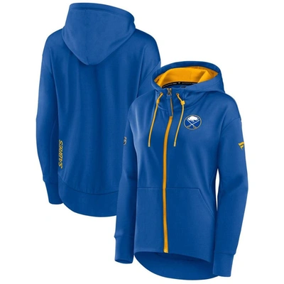 Fanatics Branded Royal Buffalo Sabres Authentic Pro Rink Full-zip Hoodie