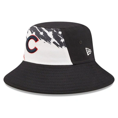 New Era Navy Chicago Cubs 2022 4th Of July Bucket Hat