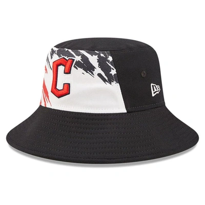 New Era Navy Cleveland Guardians 2022 4th Of July Bucket Hat