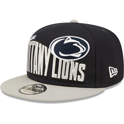 New Era Navy Penn State Nittany Lions Two-tone Vintage Wave 9fifty Snapback Hat