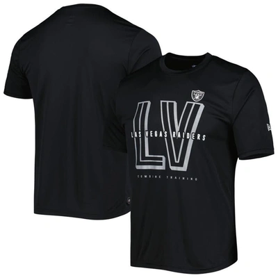 New Era Black Las Vegas Raiders Scrimmage T-shirt