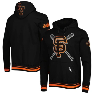 Pro Standard Black San Francisco Giants Mash Up Logo Pullover Hoodie