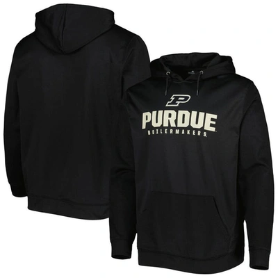 Colosseum Black Purdue Boilermakers Team Lantern Pullover Hoodie