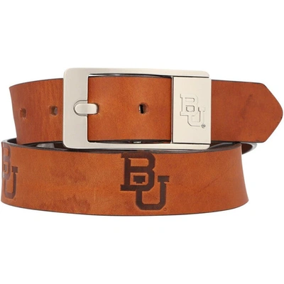 Eagles Wings Baylor Bears Brandish Leather Belt In Brown