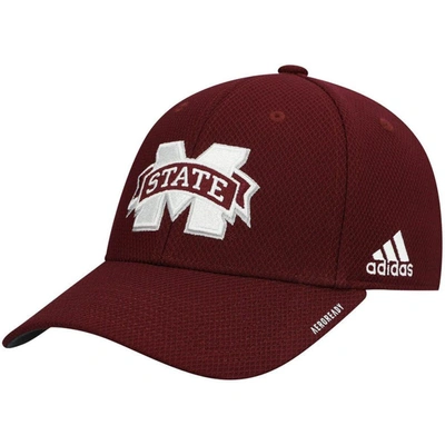 Adidas Originals Adidas Maroon Mississippi State Bulldogs 2021 Sideline Coaches Aeroready Flex Hat