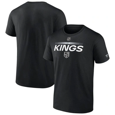 Fanatics Branded Black Los Angeles Kings Authentic Pro Team Core Collection Prime T-shirt