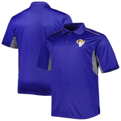 Profile Men's Royal Los Angeles Rams Big And Tall Team Color Polo Shirt