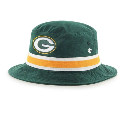 47 ' Green Green Bay Packers Striped Bucket Hat