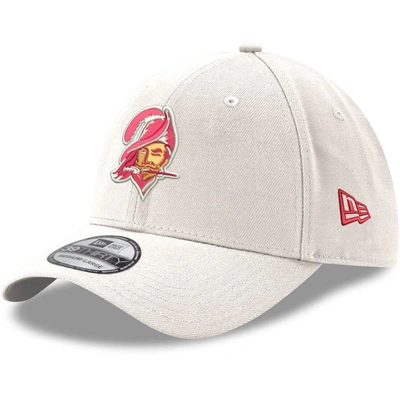 New Era White Tampa Bay Buccaneers Throwback Logo Iced Ii 39thirty Flex Hat