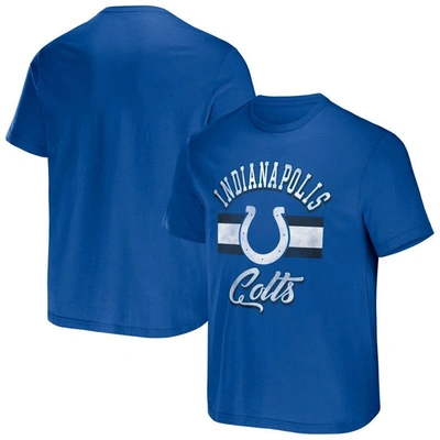 Nfl X Darius Rucker Collection By Fanatics Royal Indianapolis Colts Stripe T-shirt