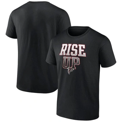 Fanatics Branded Black Atlanta Falcons Rise Up Heavy Hitter T-shirt