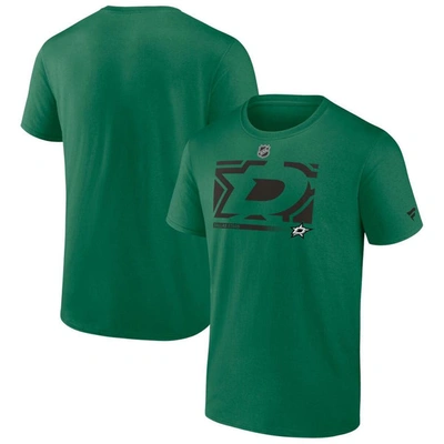 Fanatics Branded Kelly Green Dallas Stars Authentic Pro Core Collection Secondary T-shirt