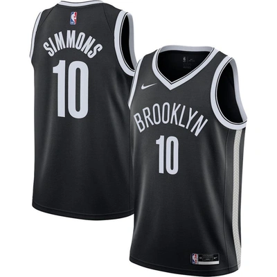 Nike Ben Simmons Black Brooklyn Nets 2021/22 Swingman Jersey