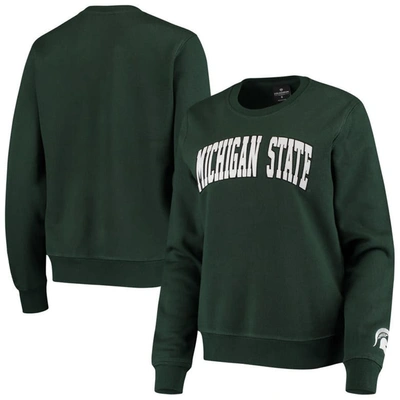 Colosseum Green Michigan State Spartans Campanile Pullover Sweatshirt