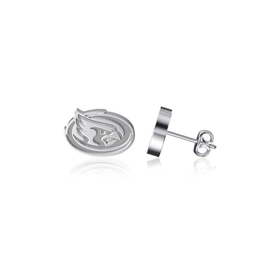 Dayna Designs Iowa State Cyclones Team Logo Silver Post Earrings