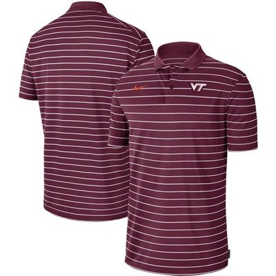 Nike Maroon Virginia Tech Hokies Icon Victory Coaches 2022 Early Season Performance Polo