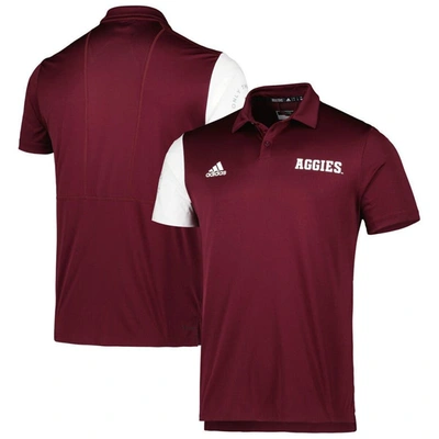 Adidas Originals Men's Adidas Maroon Texas A&m Aggies Aeroready Polo Shirt