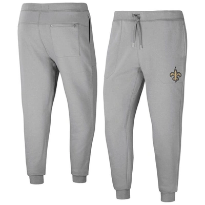 Nfl X Darius Rucker Collection By Fanatics Gray New Orleans Saints Fleece Jogger Pants