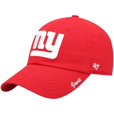 47 Brand '47 Red New York Giants Miata Clean Up Secondary Adjustable Hat