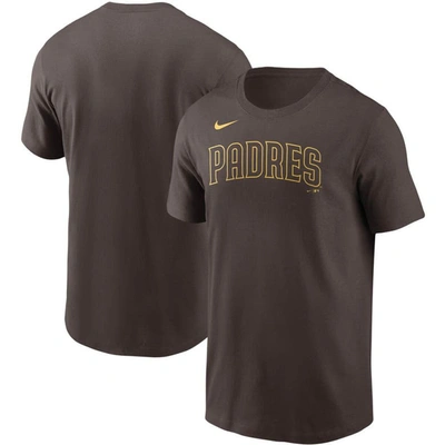 Nike Brown San Diego Padres Team Wordmark T-shirt