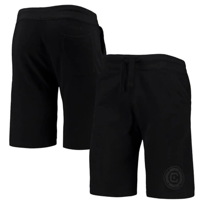Mitchell & Ness Chicago Fire All Black Fleece Shorts