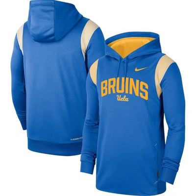 Nike Blue Ucla Bruins 2022 Game Day Sideline Performance Pullover Hoodie